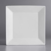 Sample - Acopa 10 inch Bright White Square Porcelain Plate