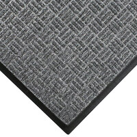 M+A Matting WaterHog Masterpiece Select 3' x 4' Pewter Mat with Classic Border and Universal Cleated Backing