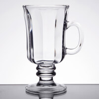 Libbey 5294 8.25 oz. Irish Glass Coffee Mug with Optic Design - 24/Case