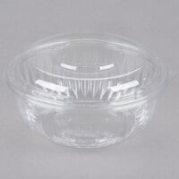 Dart PET32BCD PresentaBowls 32 oz. Clear Plastic Bowl with Dome Lid - 126/Case