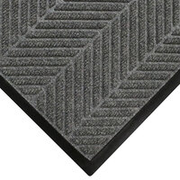 M+A Matting WaterHog Eco Elite Classic 3' x 20' Grey Ash Mat with Classic Border and Smooth Backing