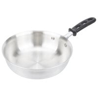 Vollrath 77791 Tribute 2 Qt. Tri-ply Stainless Steel Saucier Pan with with TriVent Black Silicone Handle