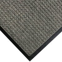 M+A Matting WaterHog Classic 2' x 3' Medium Grey Mat with Classic Rubber Border and Smooth Backing