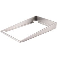 Vollrath 19196 Stainless Steel Single-Sided Angled Adapter Plate