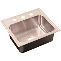 Just Manufacturing CU-SBL-17519-A-GR Copper Drop-In Sink Bowl - 19 inch x 17 1/2 inch