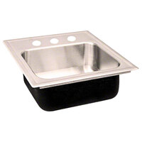 Just Manufacturing CU-SBL-1613-A-GR Copper Drop-In Sink Bowl - 13 inch x 16 inch