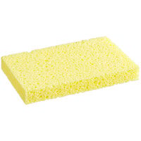 Lavex Janitorial 6 inch x 3 1/2 inch x 3/4 inch Yellow Cellulose Sponge - 6/Pack
