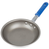 Vollrath S4007 Wear-Ever 7 inch Aluminum Non-Stick Fry Pan with PowerCoat2 Coating and Blue Cool Handle