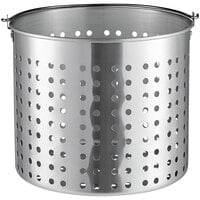 Winco 32 Qt. Aluminum Stock Pot Steamer Basket