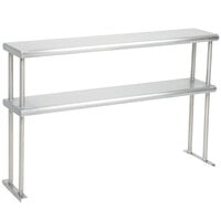 Eagle Group DOS-HT3 Stainless Steel Double Overshelf - 10" x 48"