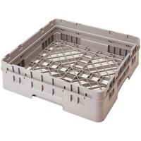 Cambro BR414184 Beige Camrack Full Size Open Base Rack with 1 Extender