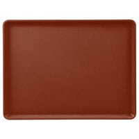 Cambro 1216D501 12" x 16" Real Rust Dietary Tray - 12/Case