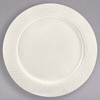 Homer Laughlin by Steelite International HL3347000 Gothic 6 1/4 inch Ivory (American White) China Plate - 36/Case