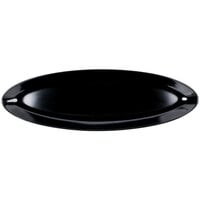 GET ML-254-BK 25" x 8" Black Siciliano Oval Platter - 3/Case
