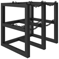 Durham Mfg 30" x 24" x 30" Gas Cylinder Rack for 4 Vertical Cylinders GCRV-302430-08T