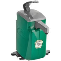 Heinz Keystone 1.5 Gallon Green Plastic Countertop Sweet Relish Pump Dispenser