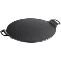 Lodge 15 inch Pre-Seasoned Cast Iron Pizza Pan with Dual Handles BW15PP