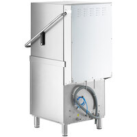 Mainstreet Equipment HTDT Single Rack High-Temperature Door-Type Dish Machine - 208-240V, 3 Phase