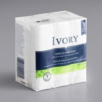 Ivory 3.17 oz. Aloe Scent Gentle Bar Soap 3 Count 12365 - 24/Case