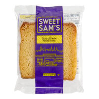 Sweet Sam's Individually Wrapped Iced Lemon Pound Cake - 12/Case