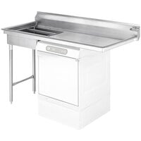 Eagle Group UDT-5R-16/4 60" 16 Gauge Stainless Steel Right Side Undercounter Dishtable