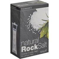 Tidman's Natural Rock Salt 17.66 oz. - 12/Case