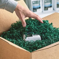 Lavex Industrial Forest Green Crinkle Cut™ Paper Shred - 10 lb.