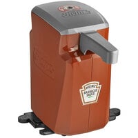Heinz Keystone 1.5 Gallon Brown Plastic Countertop Barbeque Pump Dispenser with Touchless Automatic Dispensing Lid