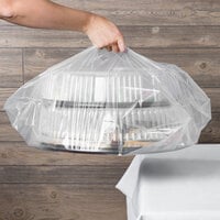 18 inch x 7 inch x 24 1/2 inch Catering Tray Bag - 25/Pack