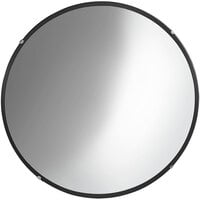 24" Length See All RR1524 Round Rectangular Glass Indoor Convex Security Mirror 