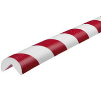 Ideal Warehouse Knuffi 24" x 24" x 3" Red and White Type A Corner Guard 60-6700-2