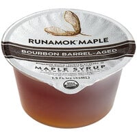 Runamok Bourbon Barrel-Aged Maple Syrup 1.5 fl. oz. Single-Serve Cup - 100/Case