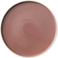 Luzerne Moira by Oneida 1880 Hospitality MO2701016SP 6 1/4" Smoky Plum Stoneware Plate - 36/Case