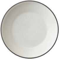 Luzerne Moira by Oneida 1880 Hospitality MO2702026DW 10 3/4" Dusted White Stoneware Deep Plate - 12/Case