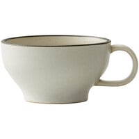 Luzerne Moira by Oneida 1880 Hospitality MO2775020DW 7 oz. Dusted White Stoneware Cup - 24/Case