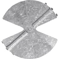 American Louver Company 14" Round Galvanized Steel Radial Damper ALRD14-2PK - 2/Pack