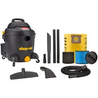 Shop-Vac 9627006 10 Gallon 4.5 Peak HP Polyethylene Wet / Dry Vacuum with Tool Kit