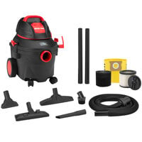 Shop-Vac 5914411 4 Gallon 5.5 Peak HP Deluxe Polyethylene Wet / Dry Vacuum with Tool Kit