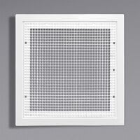 American Louver Company Stratus White Filtered Eggcrate Return Grille for 20" Square Duct STR-ERFG-W-FR