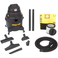 Shop-Vac 9258006 8 Gallon 6.0 Peak HP Deluxe Polyethylene Wet / Dry Vacuum with Tool Kit