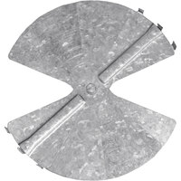 American Louver Company 10" Round Galvanized Steel Radial Damper ALRD10-10PK - 10/Pack