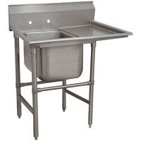 Advance Tabco 94-1-24-18 Spec Line One Compartment Pot Sink with One Drainboard - 40" - Right Drainboard