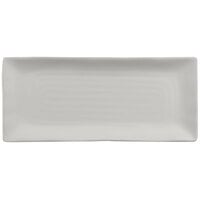 cheforward™ by GET Savor 12" x 5 1/8" Rectangle Touch of Honey Melamine Plate - 12/Case