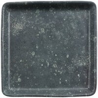cheforward™ by GET Savor 4" Square Dusk and Spruce Melamine Plate - 24/Case