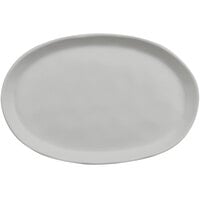 cheforward™ by GET Savor 12" Oval Touch of Honey Melamine Plate - 12/Case