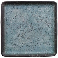 cheforward™ by GET Savor 6" Square Robin's Egg Blue Melamine Plate - 24/Case