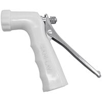 Sani-Lav N2SW White Insulated Spray Nozzle with Stainless Steel Handle