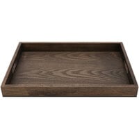 GET Taproot 19" x 14" Ash Wood Serving Tray with Handles WD-19-ASH