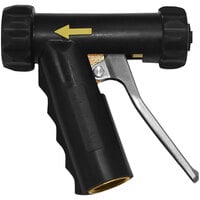 Sani-Lav N1B Black Brass Insulated Spray Nozzle with Stainless Steel Handle