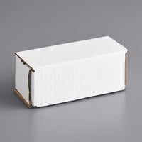 Lavex Industrial 6 inch x 3 inch x 3 inch White Tuck Top Corrugated Mailer - 50/Bundle
